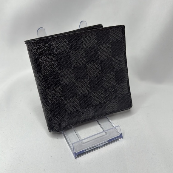 Louis Vuitton Damier Graphite Marco Wallet Bi-Fold | Men’s | Pre-Owned | - Picture 1 of 9